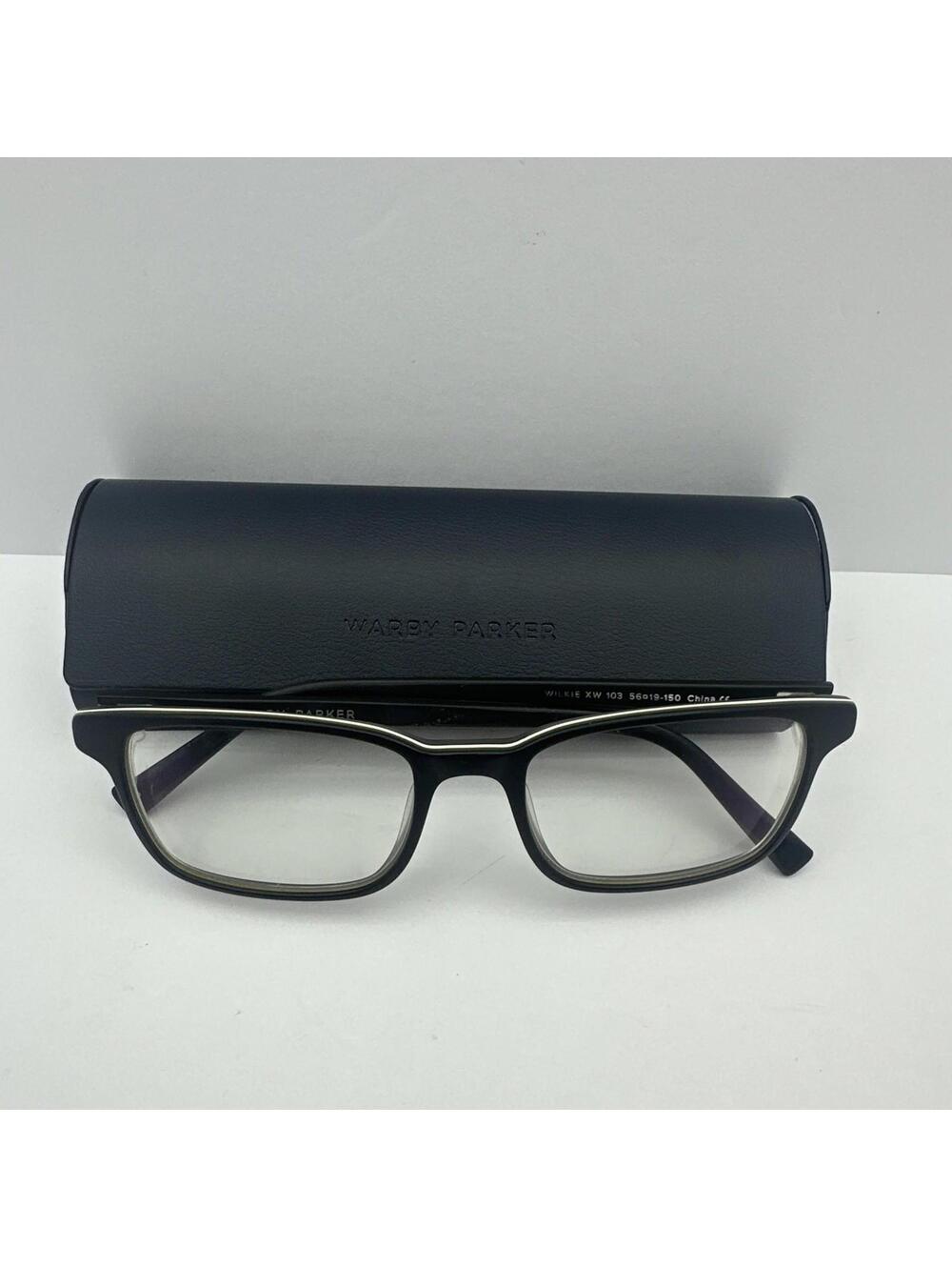 Warby Parker Eyeglasses Wilkie M 103 50-18-145 Black Matte Eclipse Frames Only